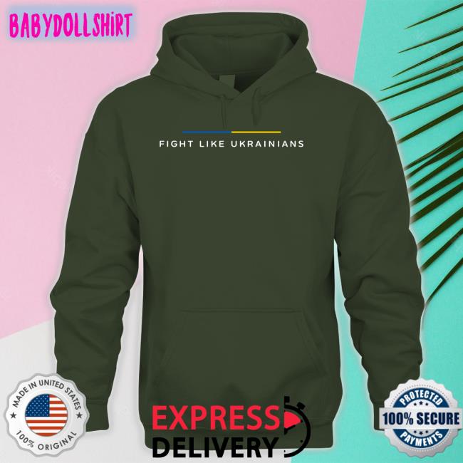 Zelenskyyua Fight Like Ukrainians Hoodie