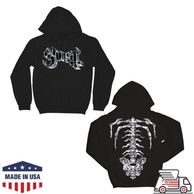 Ghost Merch Store Ghost Band Rock Skeletour Popover Hoodie