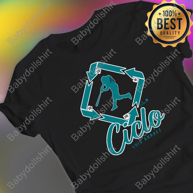 Official BreakingT Shop Luis Arraez Ciclo T-Shirt Fish Stripes