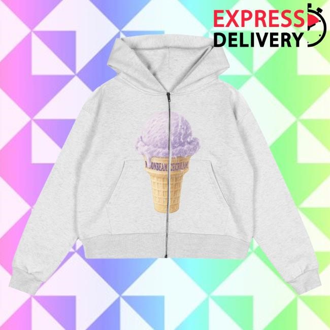 Official Benson Boone Shop Ice Cream Zip Hoodies BensonBoone