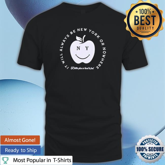 Official It will always be new york or nowhere mascot t shirt Official It will always be new york or nowhere mascot t shirt