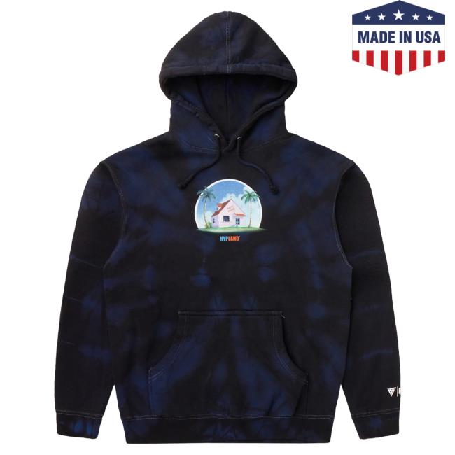 Official Hypland Clothing Merch Store Hypland Db Kame House Hoodie (Tie Dye)