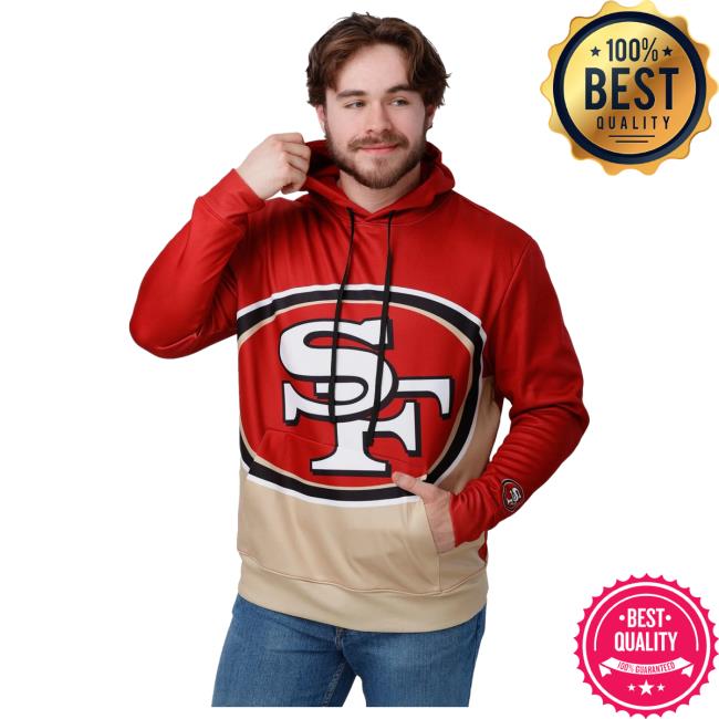 Official Foco Merch Store Shop Foco San Francisco 49Ers Bold Logo Hoodie Foco Apparel Clothing