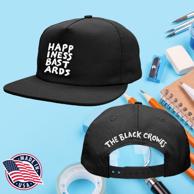 Official The Black Crowes Happiness Bastards Snapback Hat TheBlackCrowes