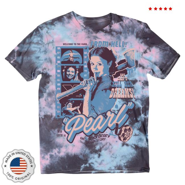 Official Studiohouse Designs Pearl Tie Dye T Shirt Overalls (Pink/Blue/Purple)