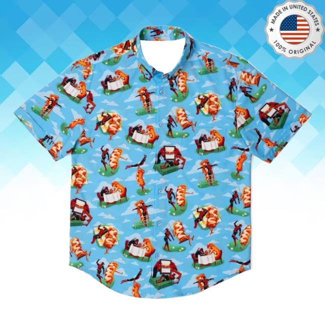 Deadpool "Chimichanga Dreams" Hawaiian Shirt