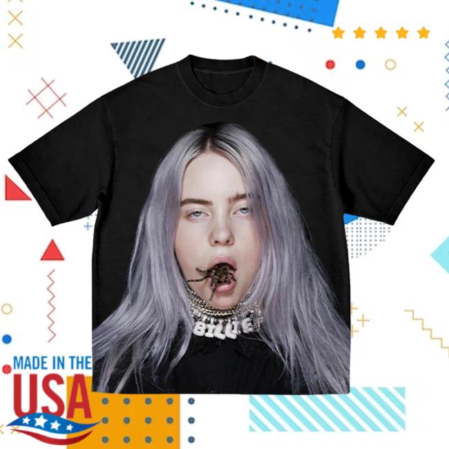 Official Billie Eilish Tarantula Mouth Shirt