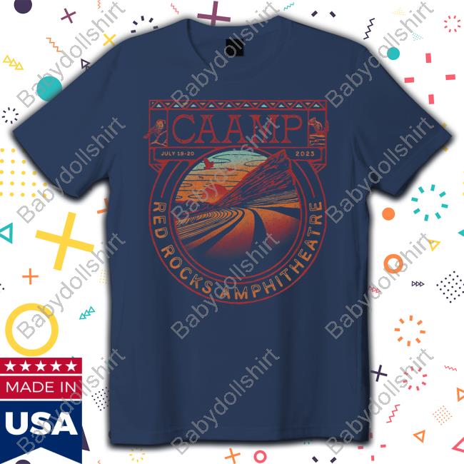 Official Caamp Red Rocks Amphitheatre Tee