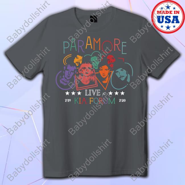 Paramore Live At Kia Forum Shirt