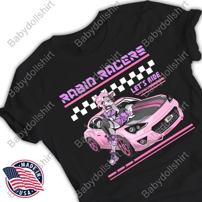 Rabid Racers Let's Ride Shirt New