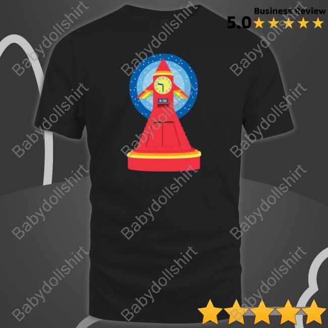 Play School Rocket Clock Adult Shirt