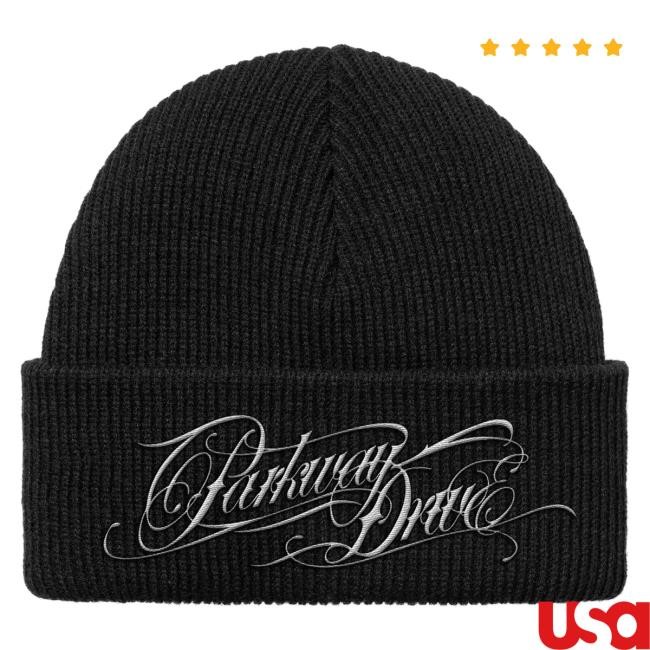 Parkway Drive Deep Blue Logo Beanie Parkway Drive Official Merch Store