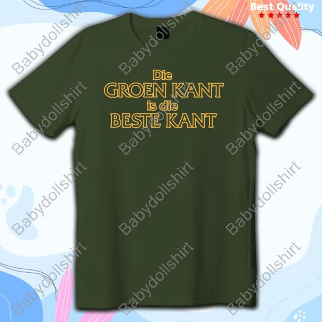 Official Die Groen Kant Is Die Bestle Kant Tee