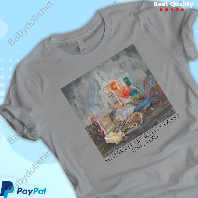 Stassi Merch Straight Up With Stassi Oil Painting T Shirt