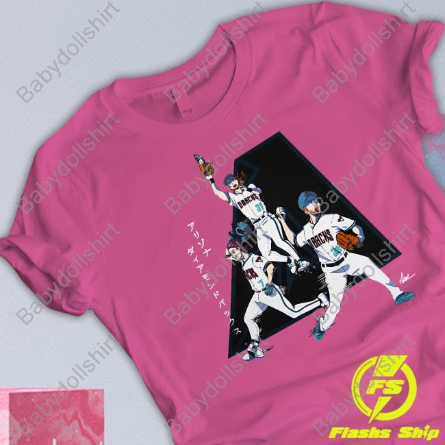Official The Dbacks Anime Long Sleeve Tee