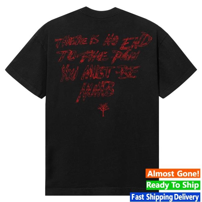 Official Xxxtentacion Merch 17 Numb Hoody Bred Xxx Tentacion