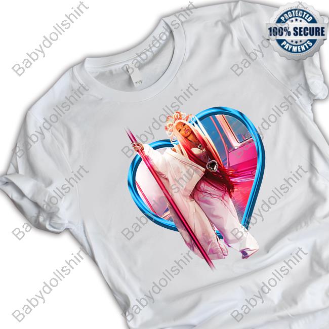 Official Nicki Minaj Merch Pink Friday 2 Heart Frame Tee