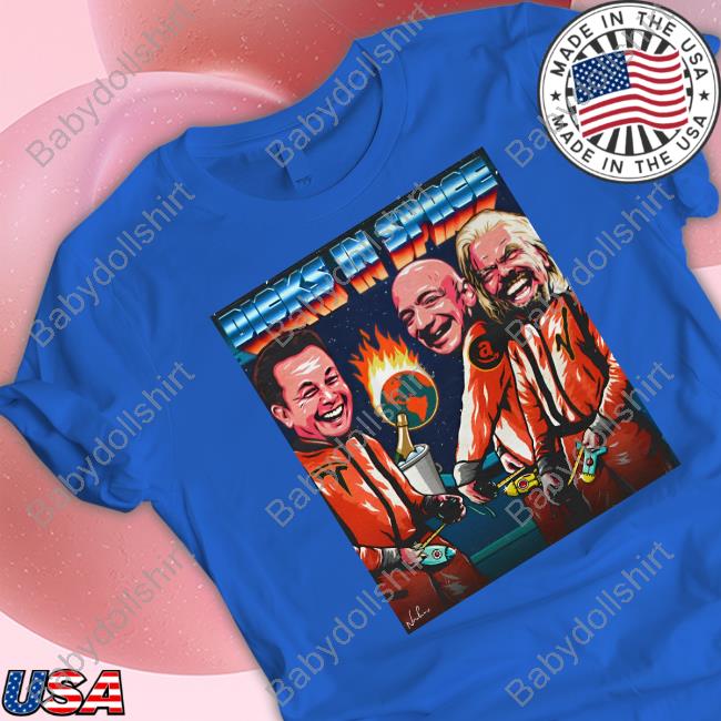 Official Nordacious Art Dicks In Space Tee Shirt