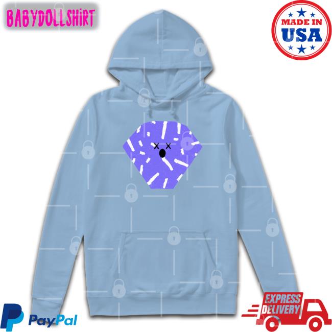 Dantdm Merch Dantdm Two Blue Shock Diamond Hooded Sweatshirt Dantdmshop