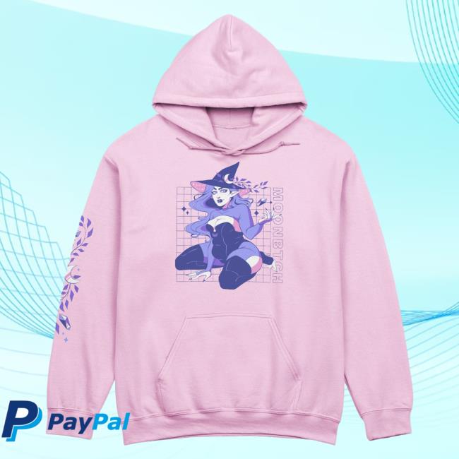 Moonbtch Merch Store Crystal Pinup Hoodie 2023