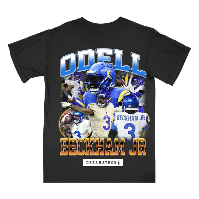 Official Dreamathon Clothing Obj Odell Beckman Jr Ring Me Dreams New Shirt Black
