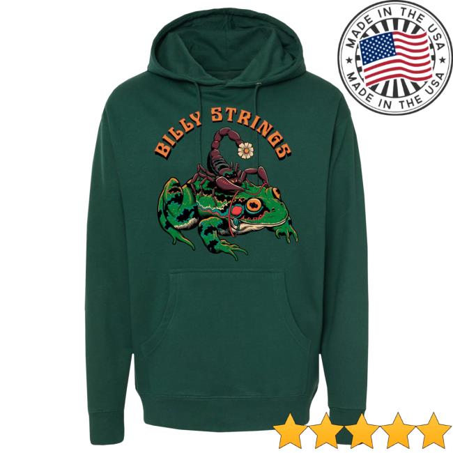 Billy Strings Scorpion Frog Hoodie New