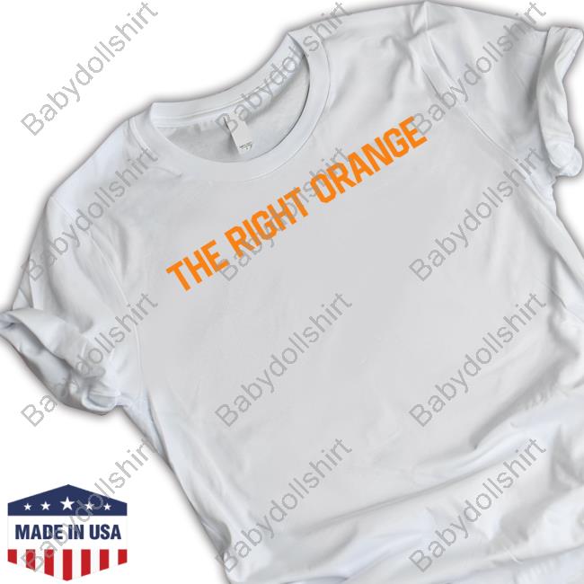 Official The Volunteer Club The Right Orange Funny