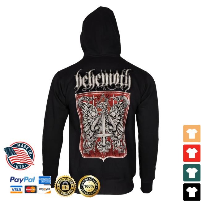 Behemoth - Republic Of The Unfaithful Zip Up Hooded Sweatshirt Behemoth Merch