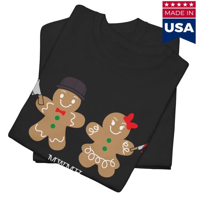 Official Murder with my Husband Gingerbread Tee MWMH Postcat