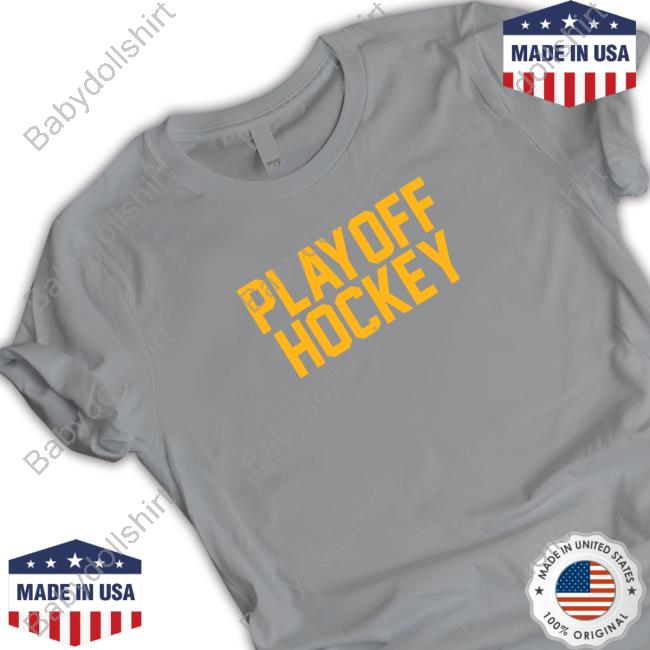 Playoff Hockey Tee Black
