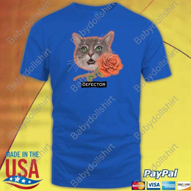 Official Defector Merch Defecyor Cat T Shirt Movie Hackers