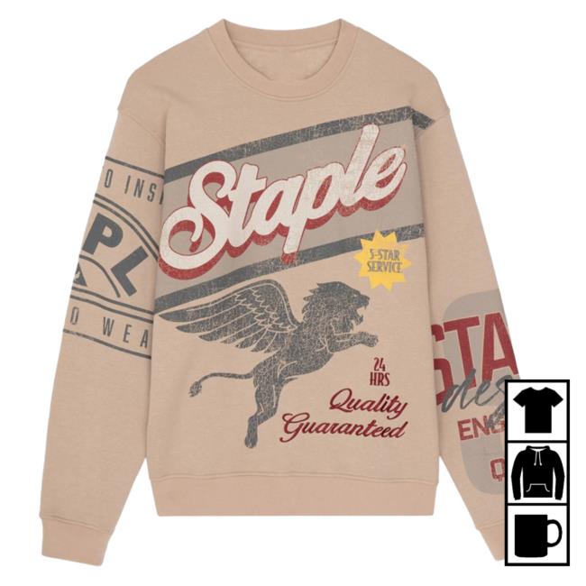 Official Staple Pigeon Clothing Gryphon Crewneck Sweatshirt Staplepigeon