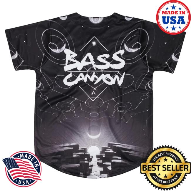 Official Excision Merch Gorge Baseball Jersey Tee Shirt Black/White Official Excision Merch Gorge Baseball Jersey Hot Shirt Black/White