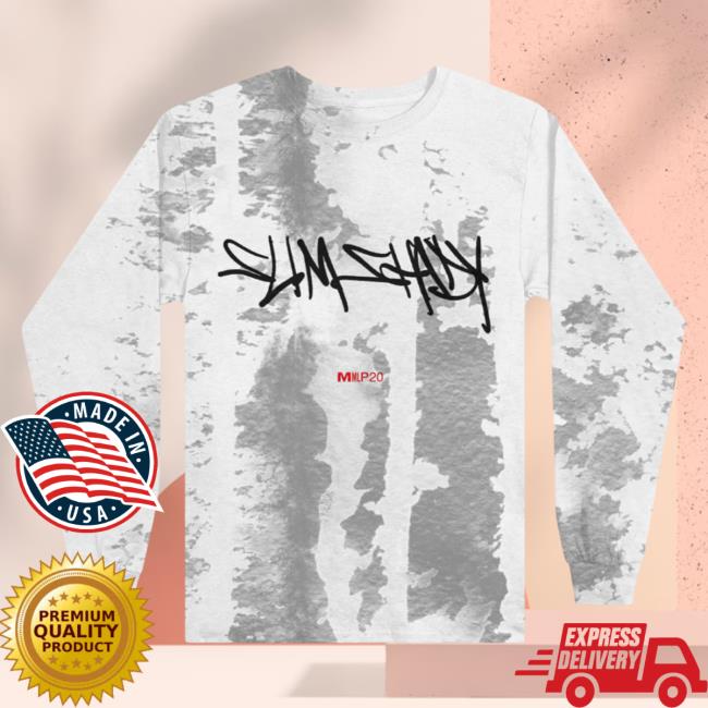 Eminem Slim Shady Clothing Shop Store Slim Shady Long Sleeve Tees Grey Tie Dye SlimShady Merch