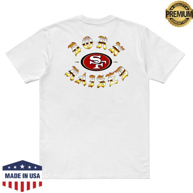 Born X Raised + San Francisco 49Ers Metal Rocker Sweatshirt Hoodie