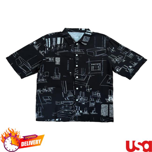 Madeon Merch Schematics Button Up Shirts