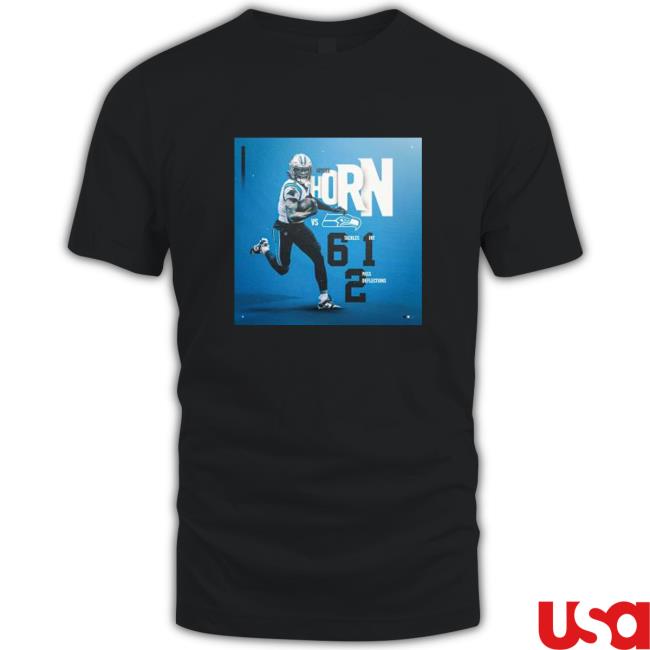 Jaycee Horn Carolina Panthers 6 tackles 1 Int 2 pass deflections Long Sleeve T Shirt