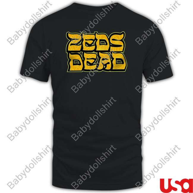 Zeds Dead Rizing V2 Black Shirts