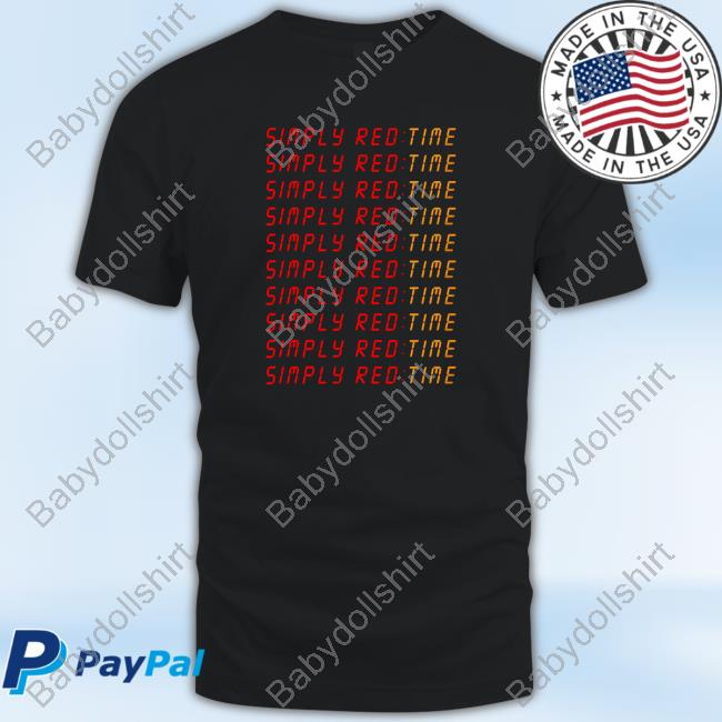 Official Simply Red Time Hooded