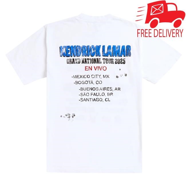 Official Grand National Tour Shop Kendrick Lamar Gloria Tire Service LATAM Tees