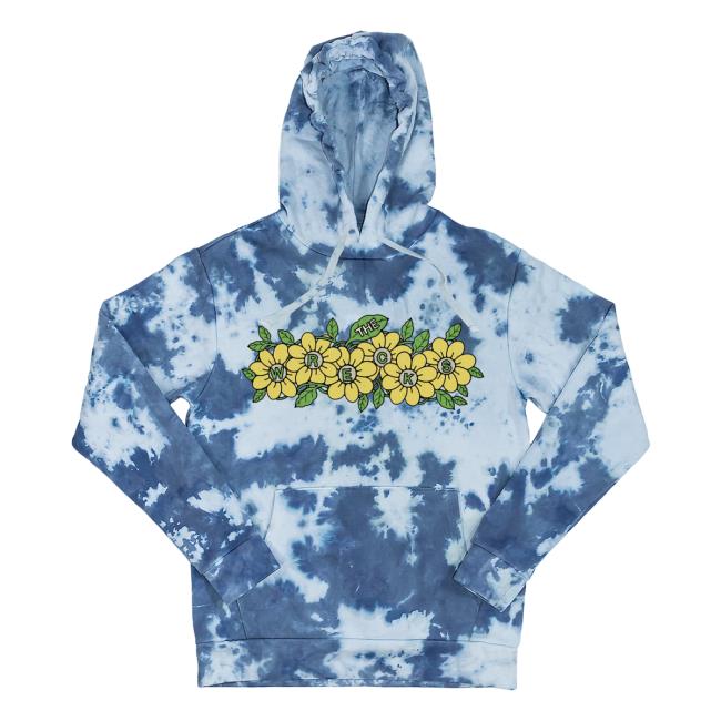 Limited Wrecks Floral Tie Dye Crew neck Sweatshirt