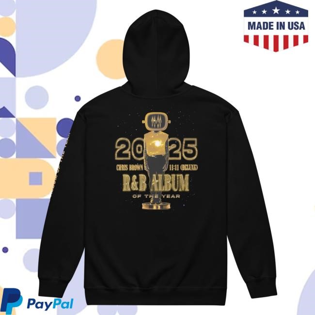 Chris Brown Best R&B Album (11:11 Deluxe) Unisex Zip Attractive Hoodie