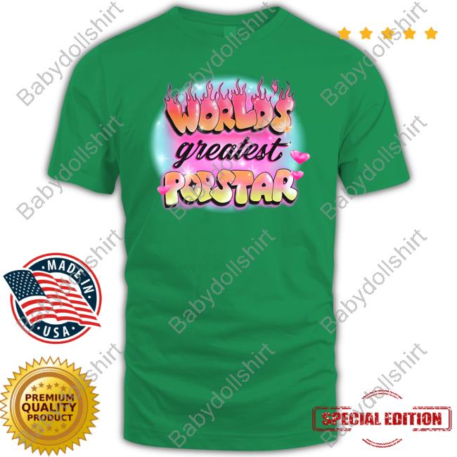Official Chappell Roan Merch Worlds Greatest Popstar Hoodie