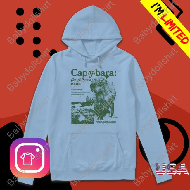 Capybara Defined Shirt Capybara Defined Shirt Kapybara007