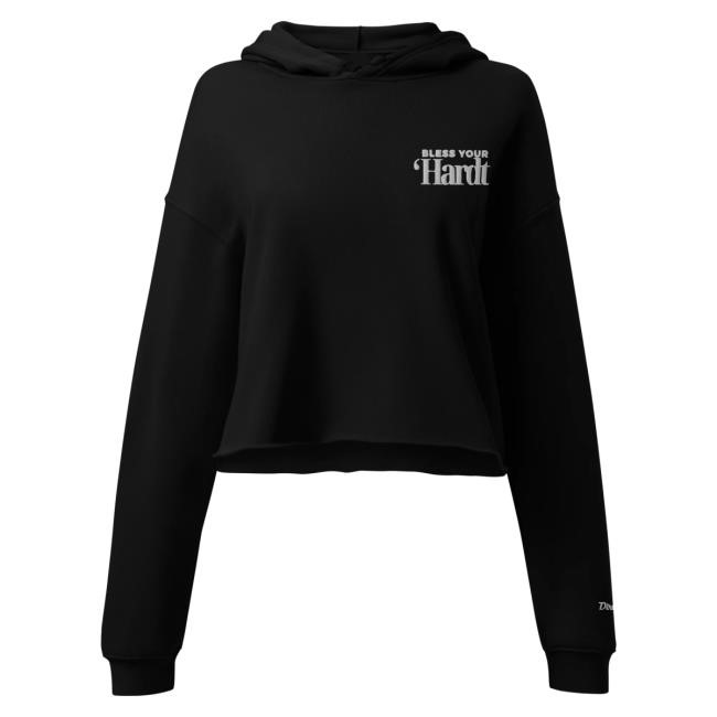 Dirty Media Bless Your 'Hardt Crop Popover Hoodie Dirty Media Shop Store Merch Official