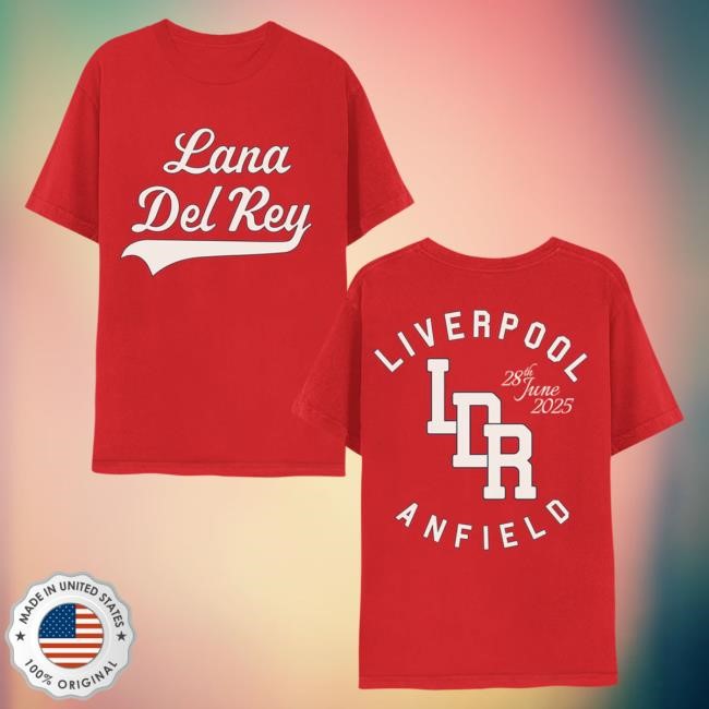 Lana Del Rey Liverpoo Event Tees 2025 | Lana Del Rey Merch Store Shop Official