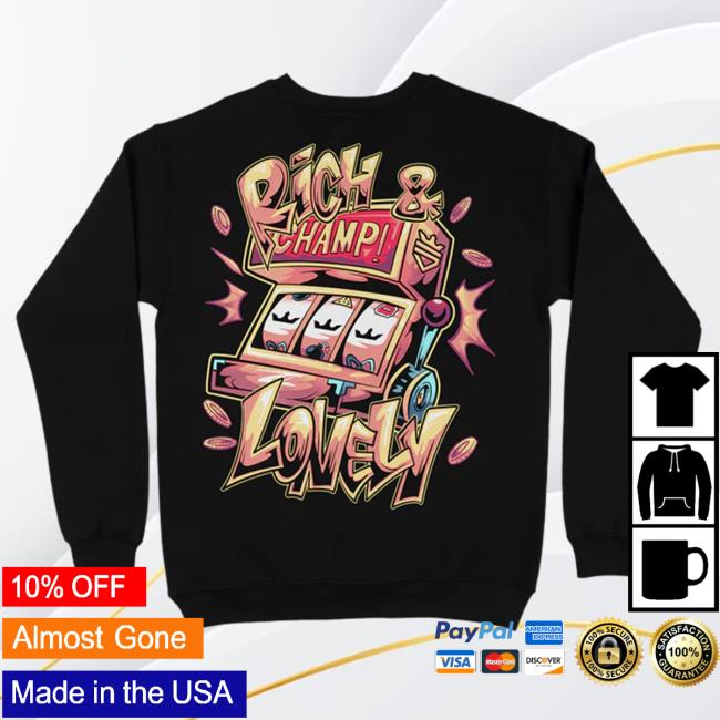 Rich And Lonely Champions Slots Long Sleeve T Shirt