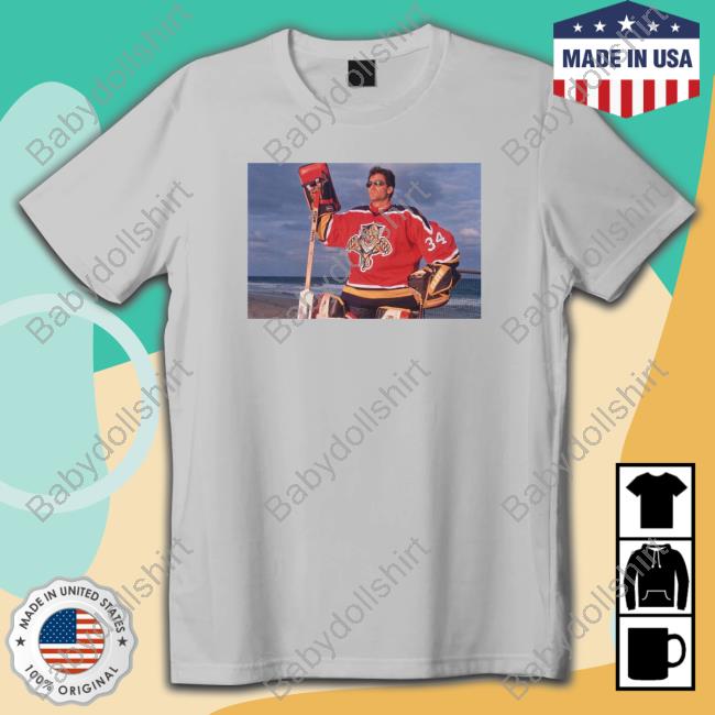 Vintage Hockey Shop John Vanbiesbrouck For The Florida Panthers T-Shirt