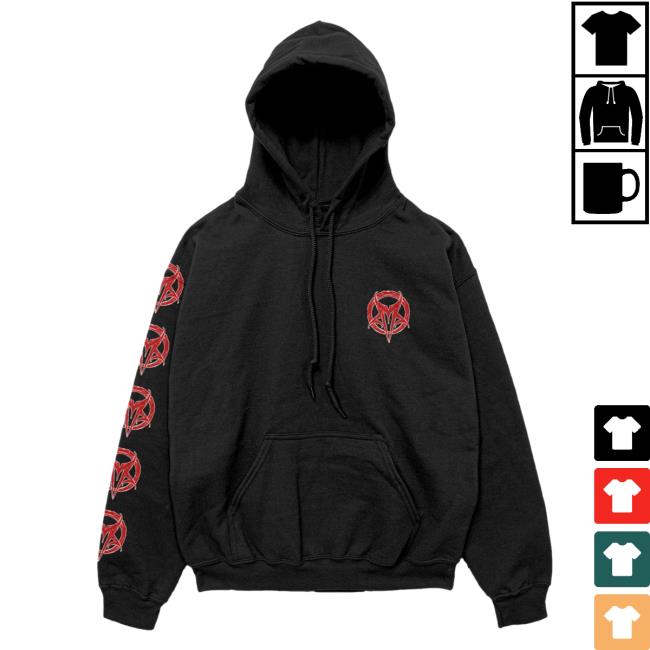 Official Mudvayne Merch Mud Vayne Mutatis Logo Black Sweaters Official Mudvayne Merch Mud Vayne Mutatis Logo Black Hoody