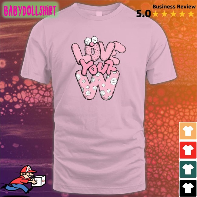 Bts J-Hope Thehobiprint Love Your W Shirt White